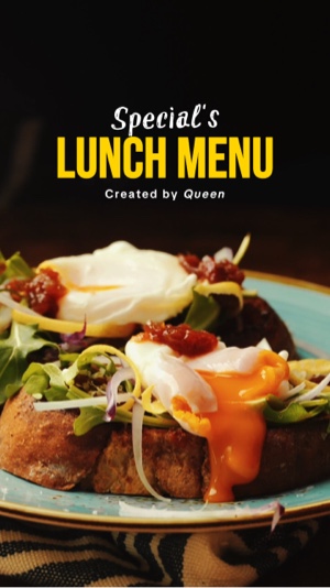 Menú de Almuerzo Especial
