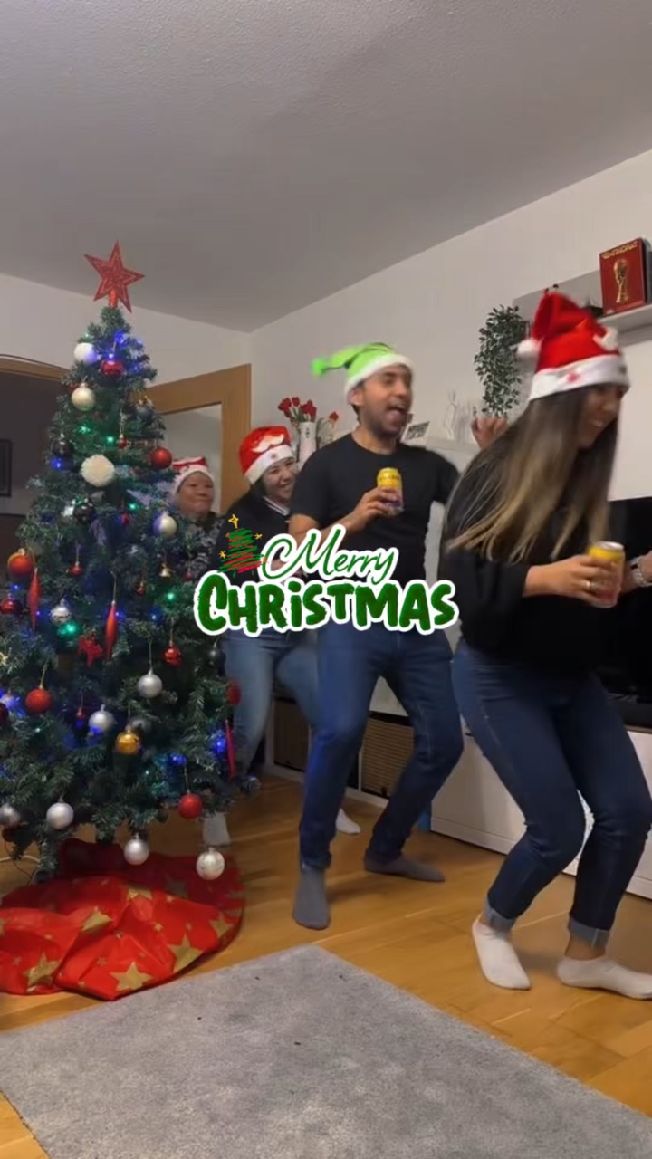 Hora da festa de natal