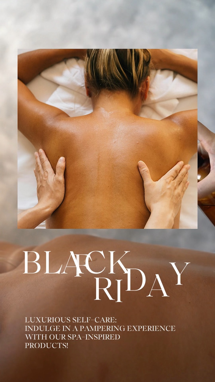 Venda Black Friday Indústria de Beleza Exibir Produtos para Cuidados com a Pele Estilo Minimalista