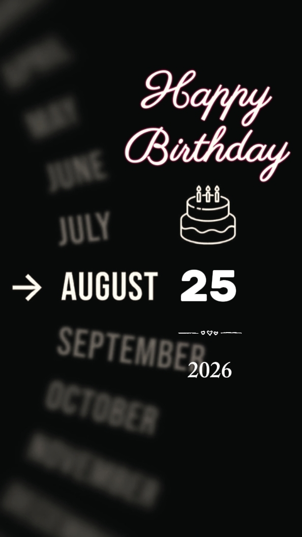 HBD 25 DE AGOSTO