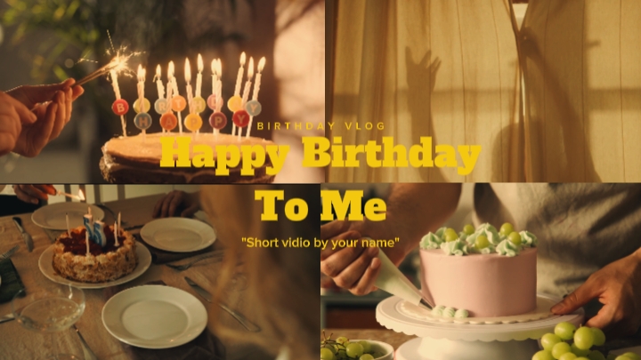 생일 브이로그 