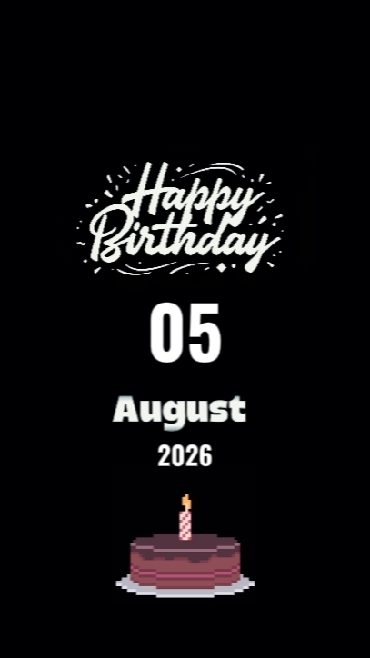Cumpleaños 05 de agosto 