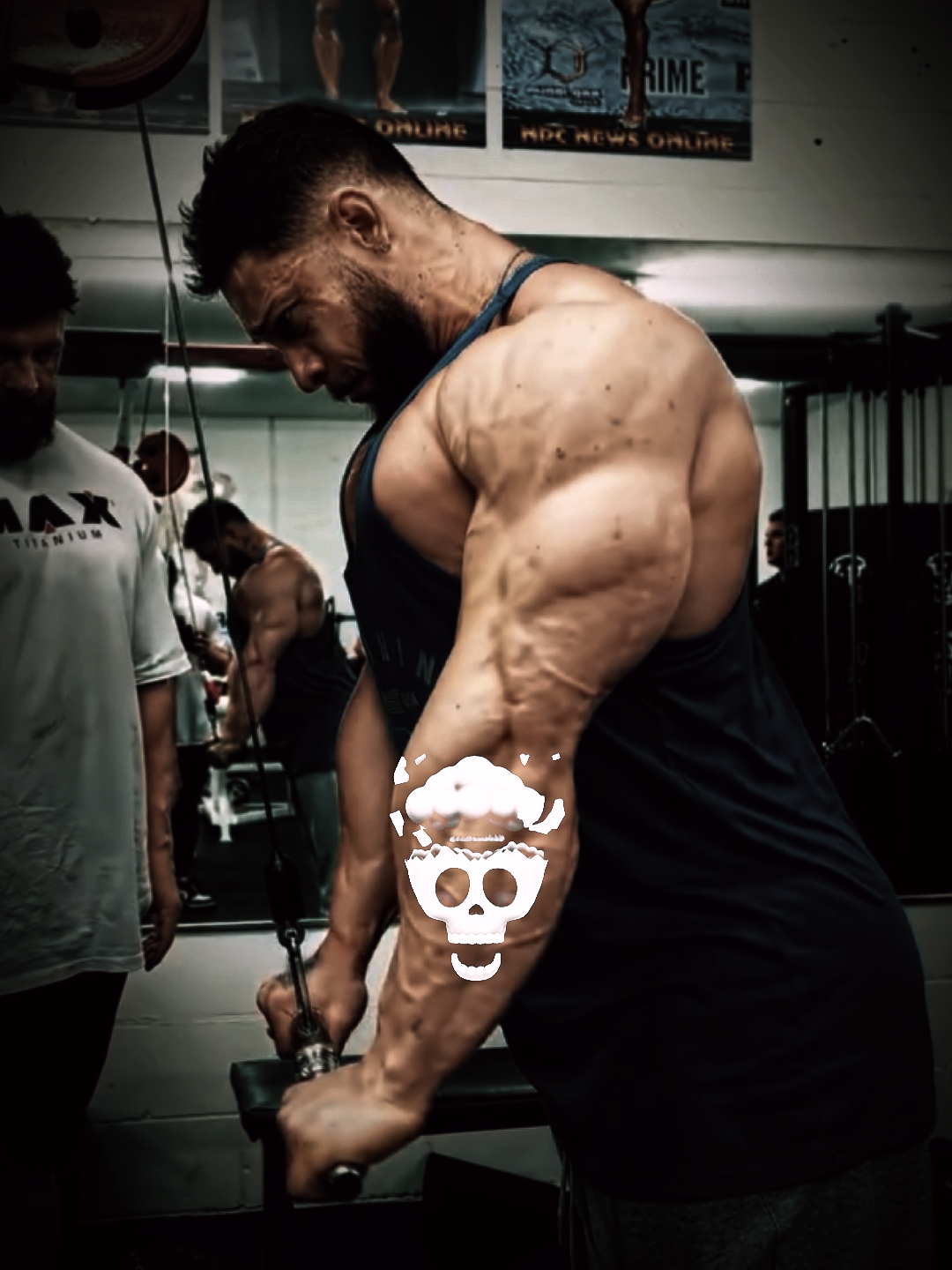 Cara De Crânio De Academia