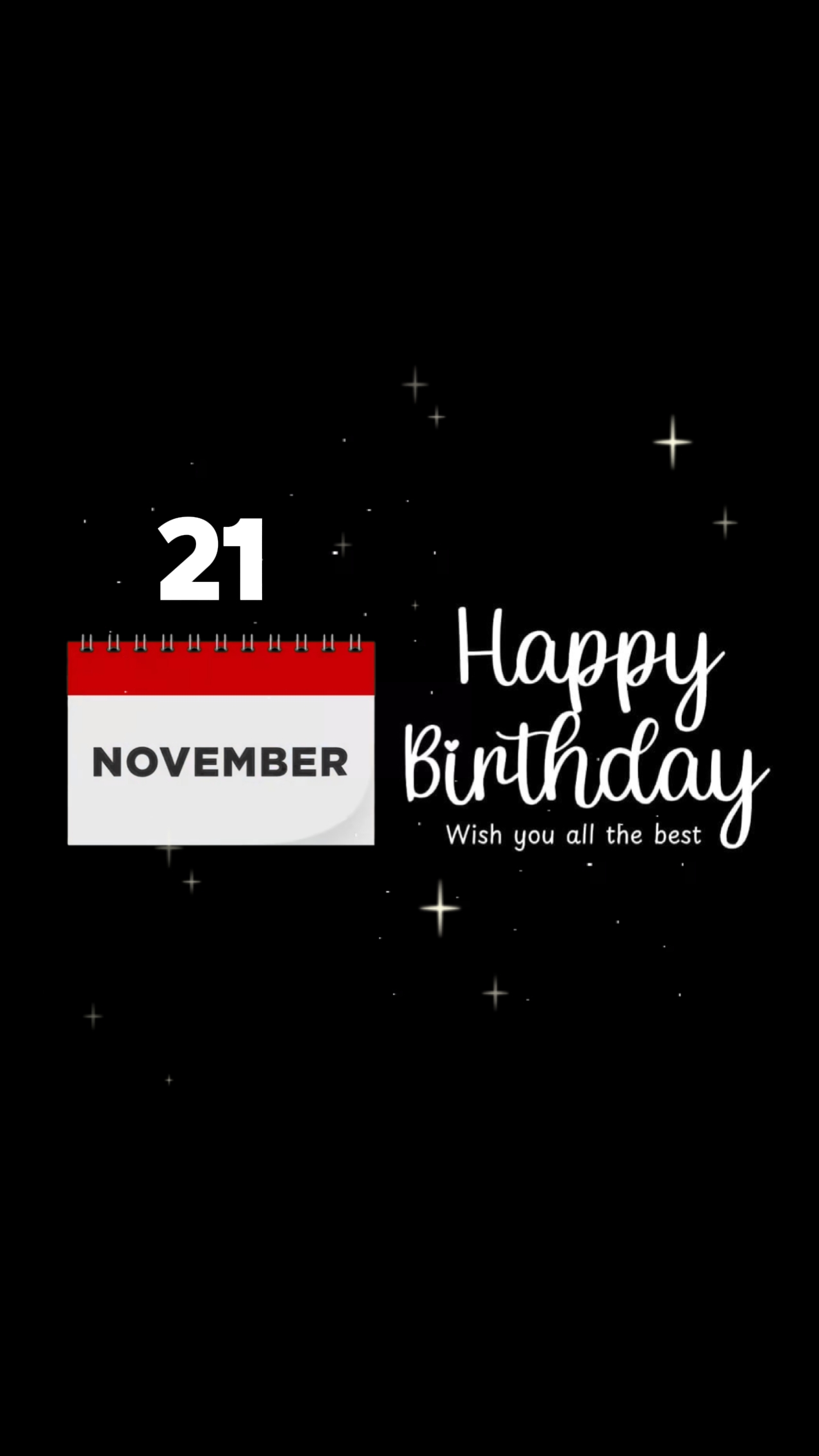 HBD 21 NOVEMBER