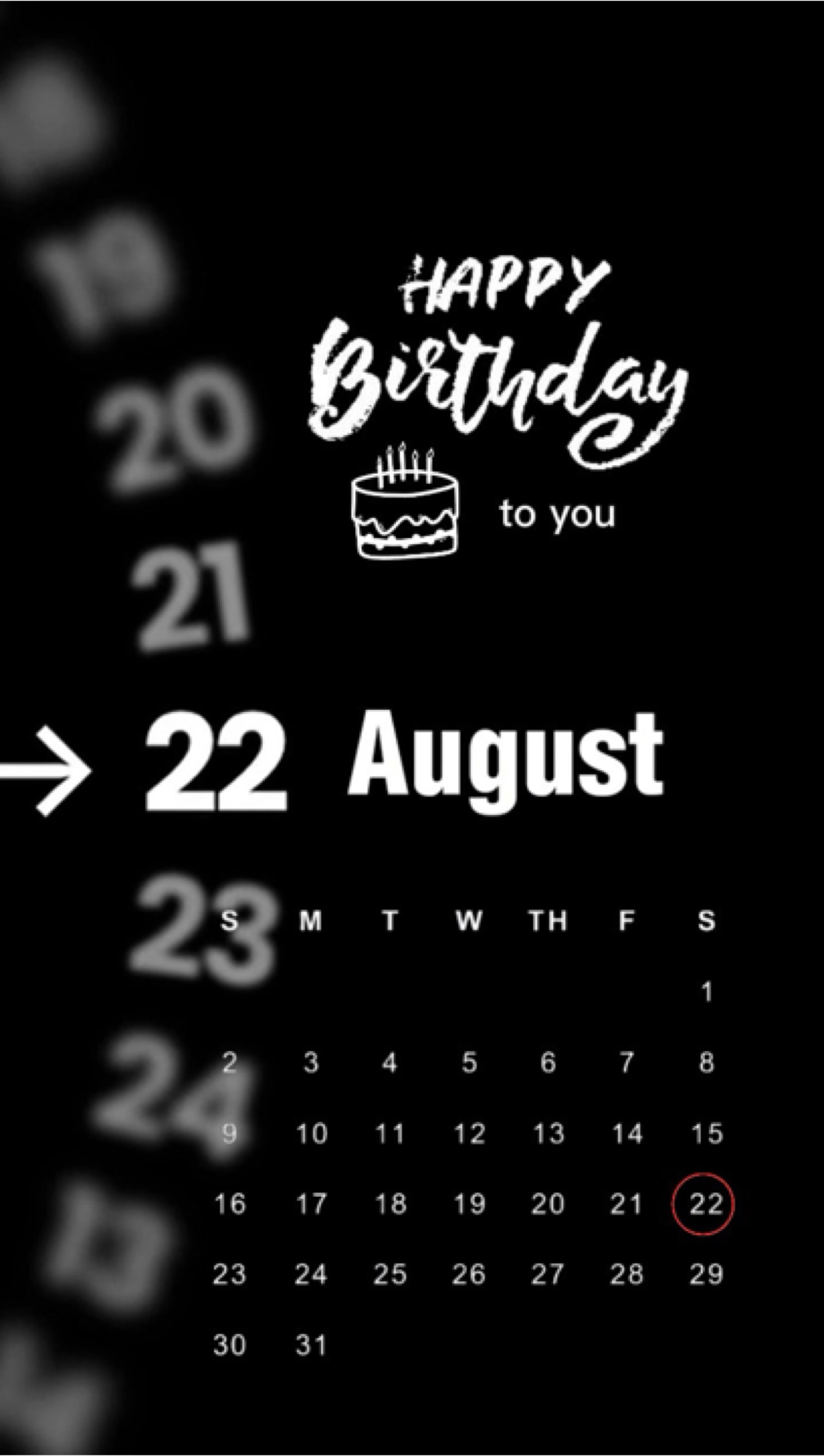 HBD 22 August