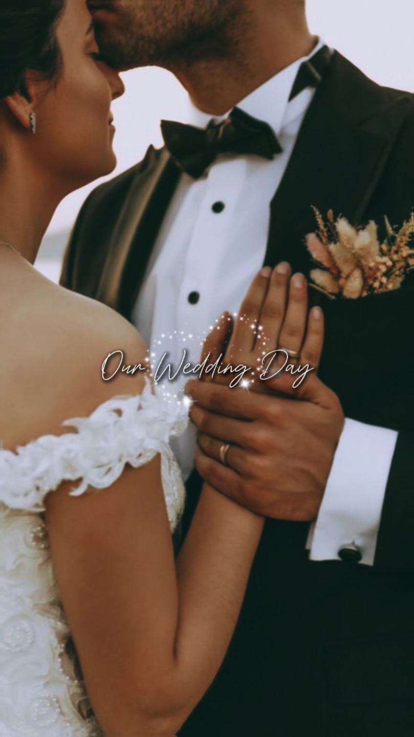 our wedding day