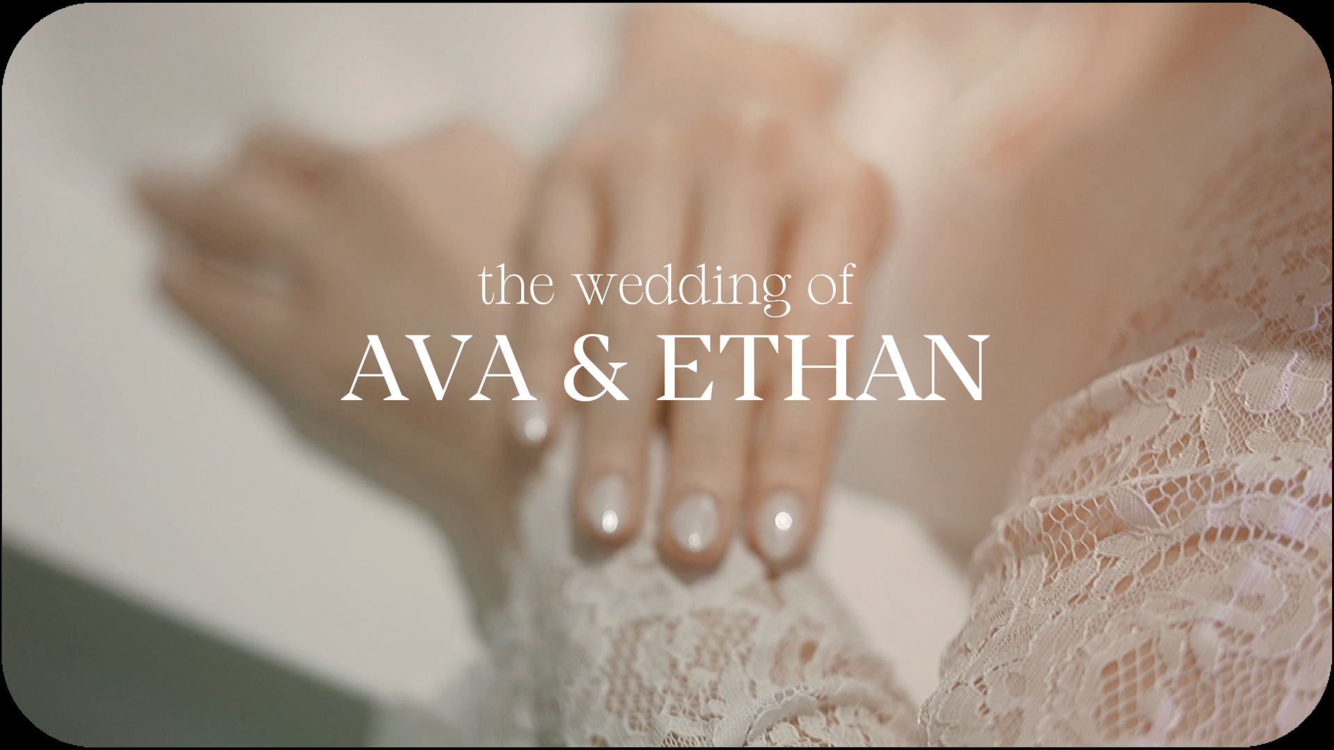 CINEMATIC WEDDING
