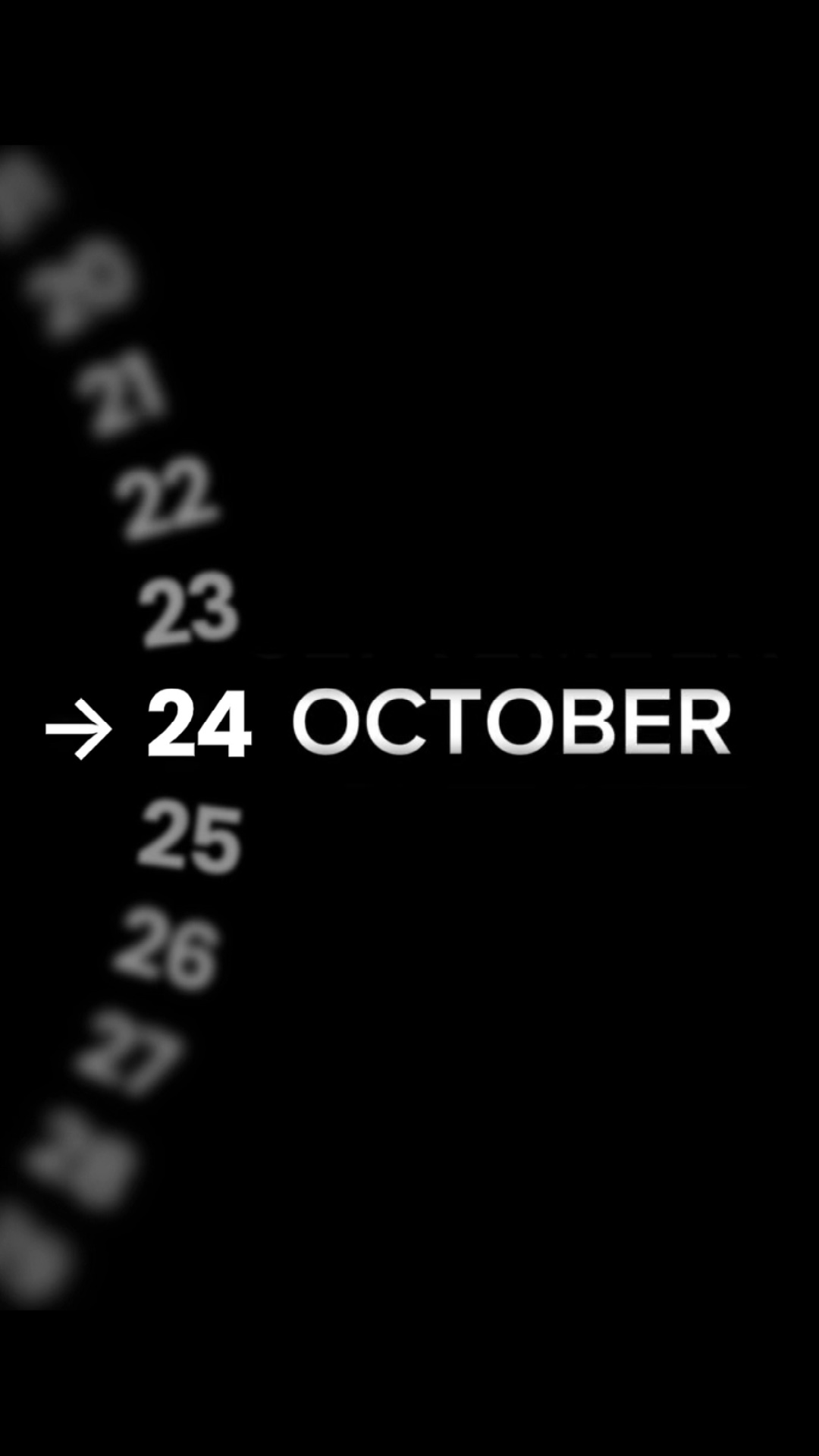BIRTHDAY 24 OCTOBER 