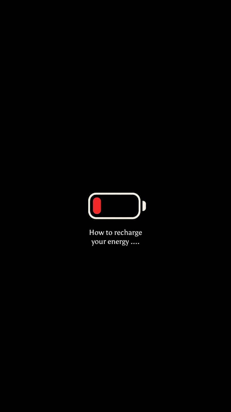 recharge your energy