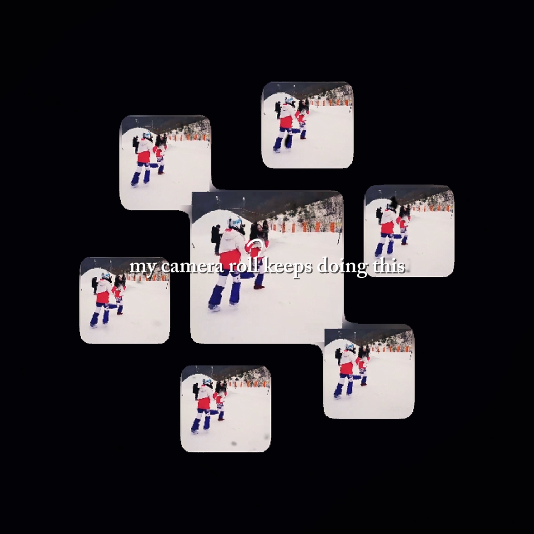 my camera roll keeps