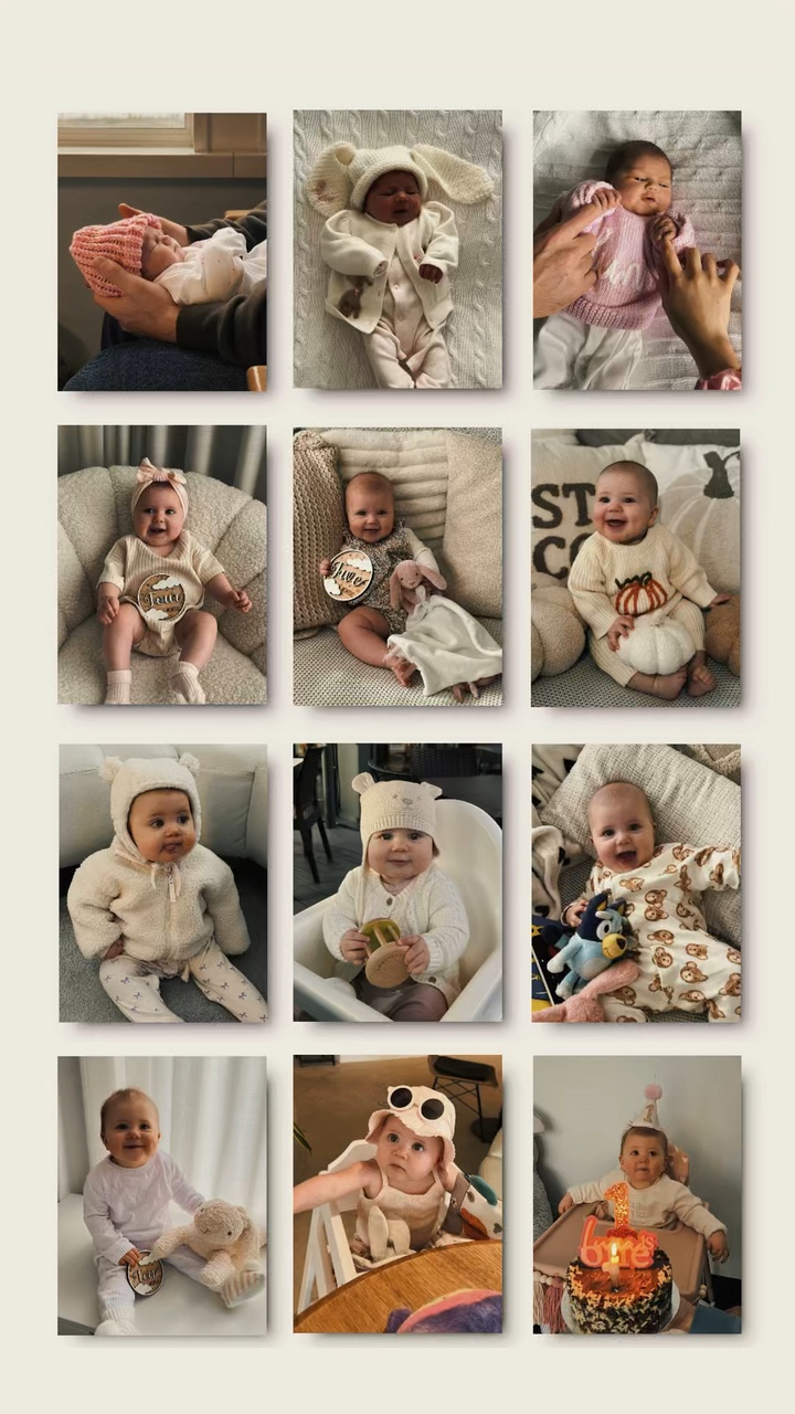 Foto del volcado del bebé