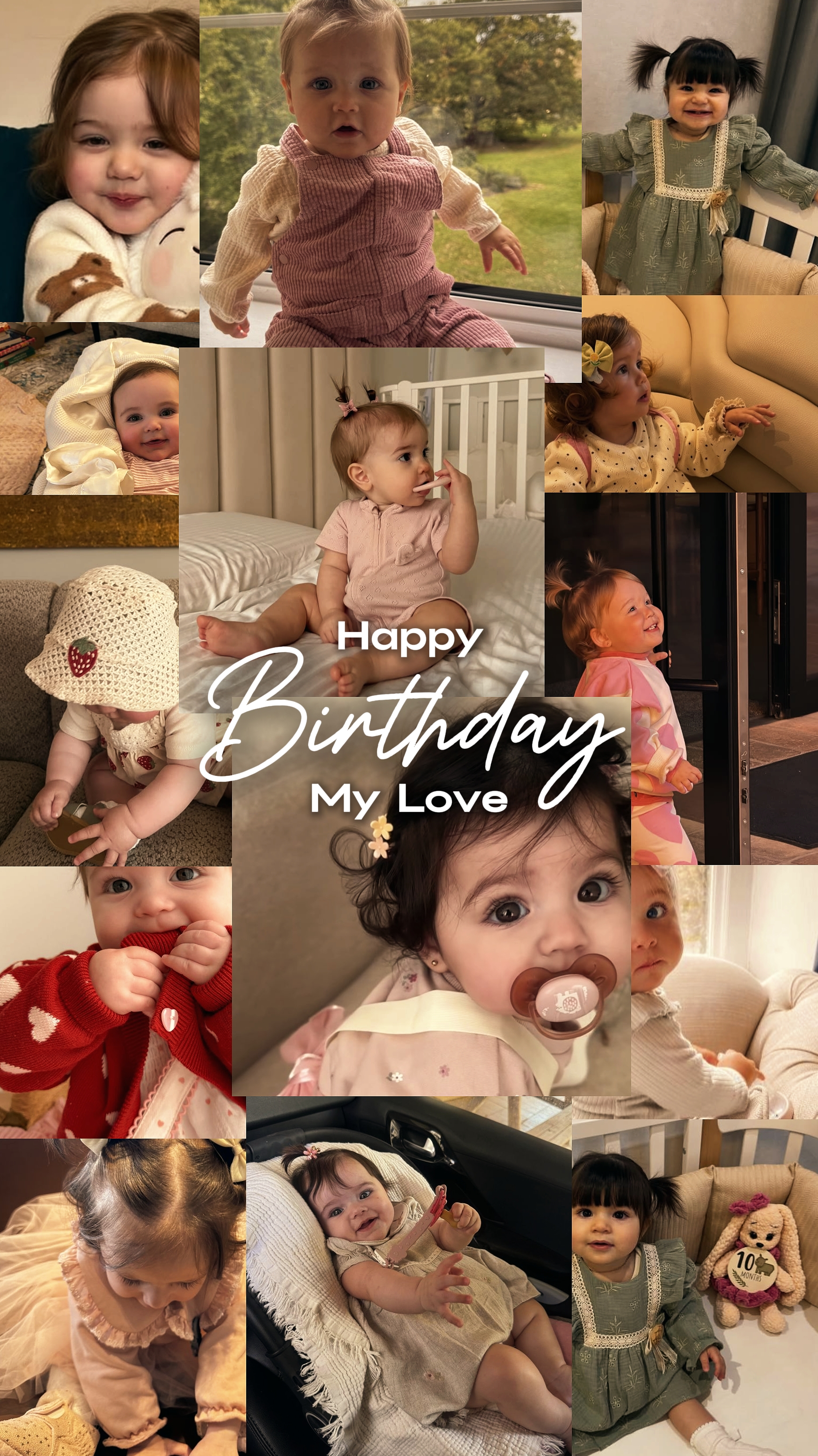 Joyeux anniversaire bébé