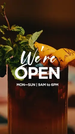We Are Open