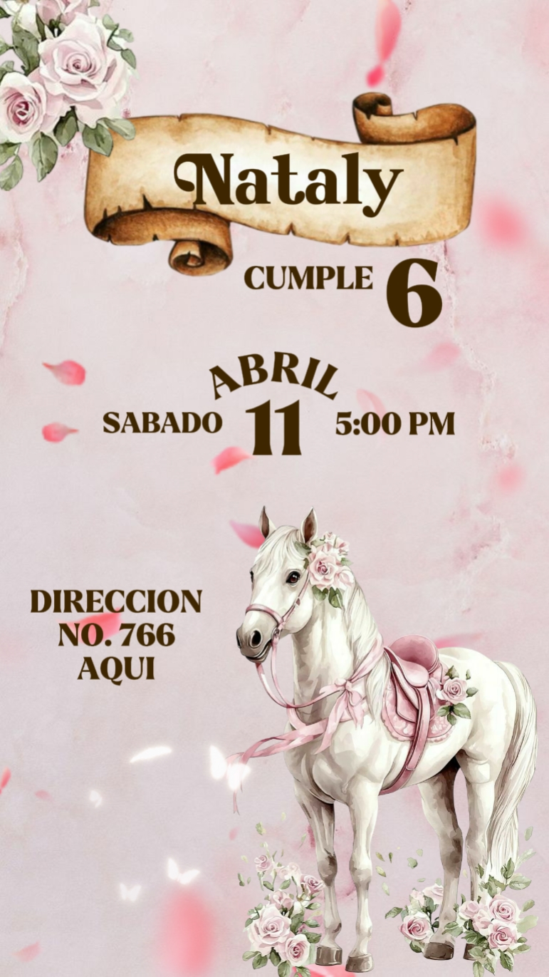 Invitacion vaquera 