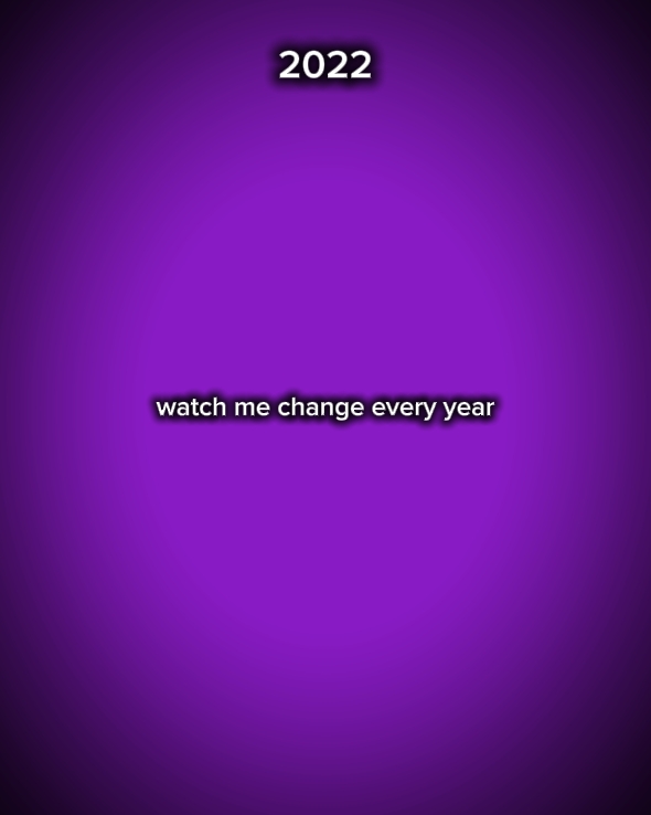 Chaque année change 