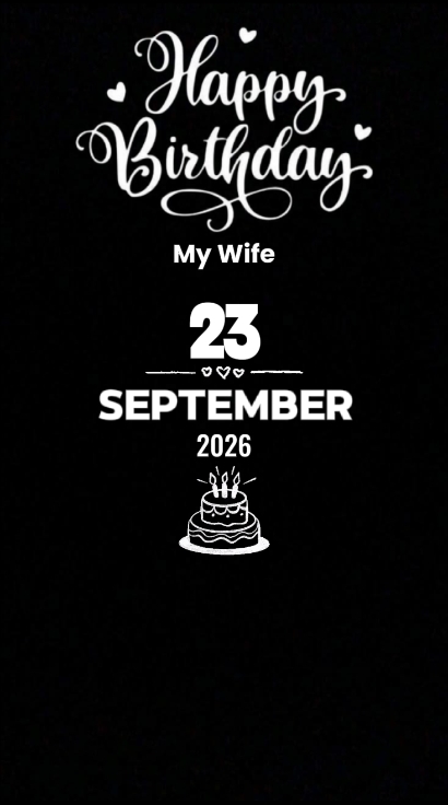 ULANG TAHUN ISTRI 23Septembe