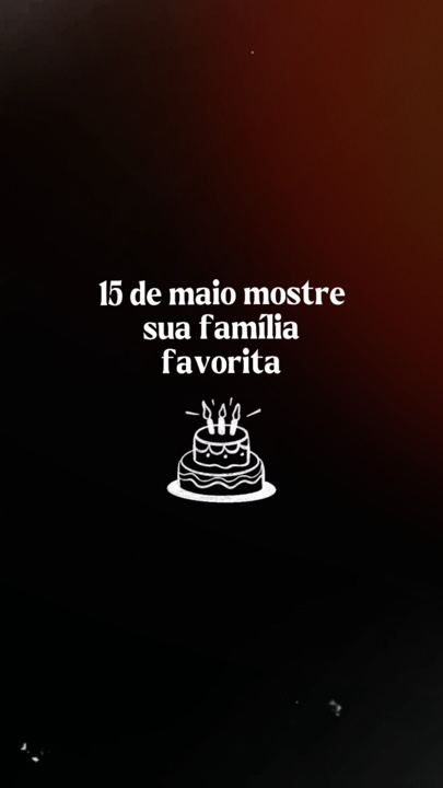 15 de maio familia