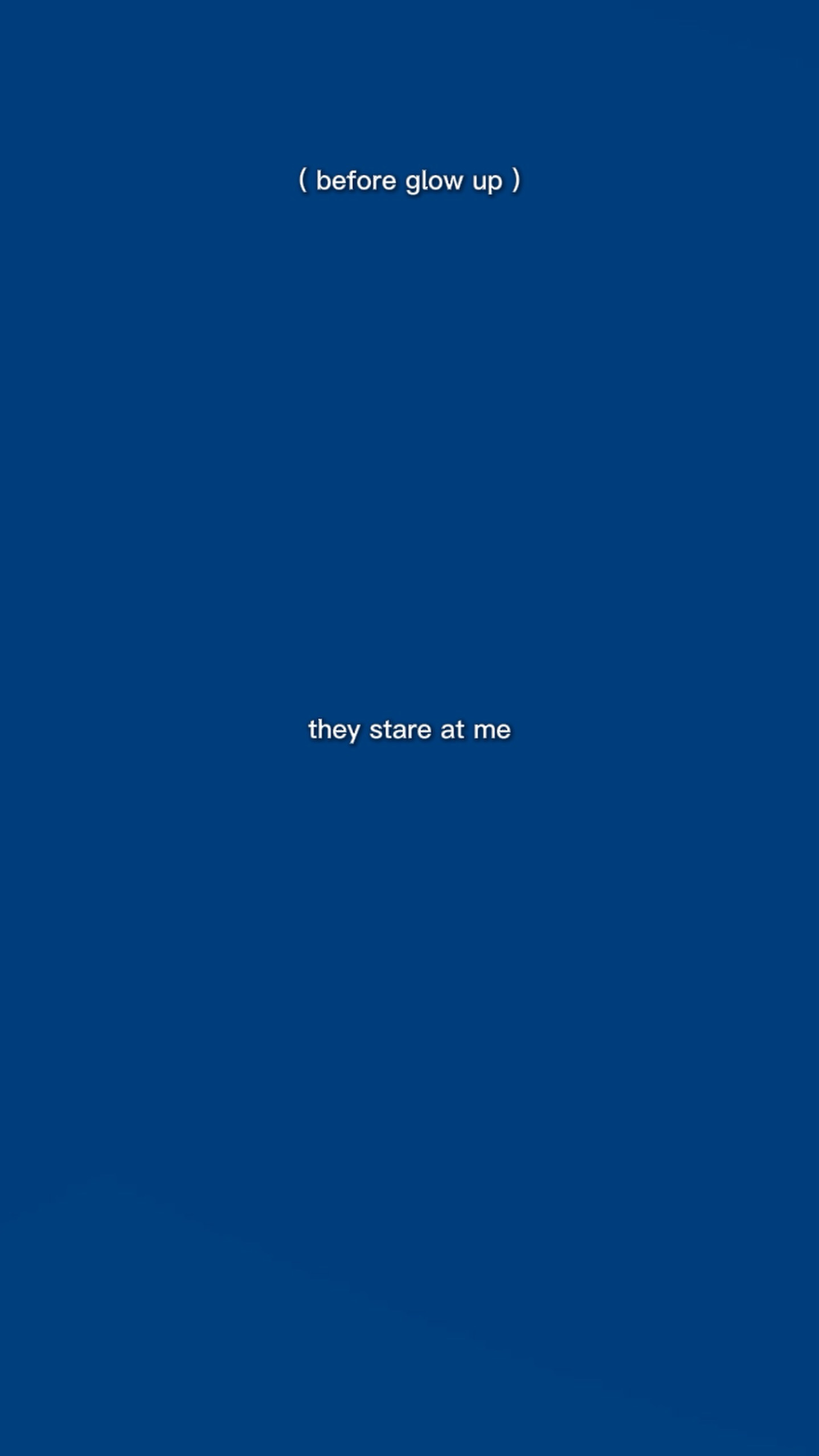 they stare at me