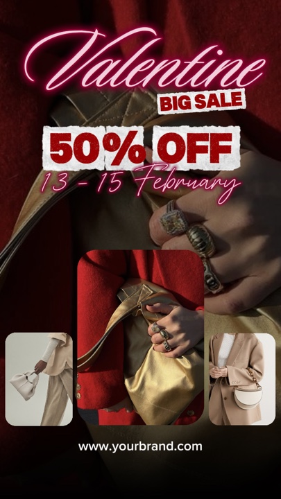 Valentine sale promo
