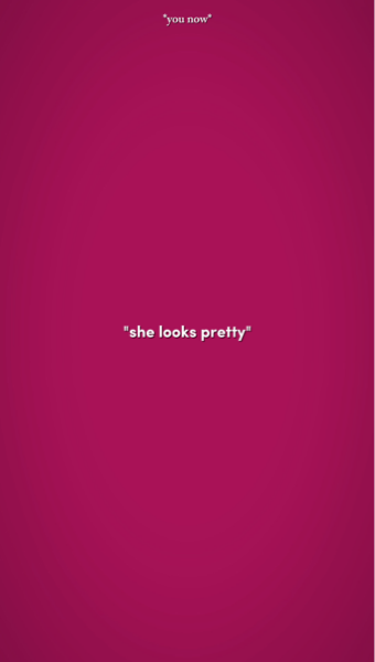 she looks pretty 