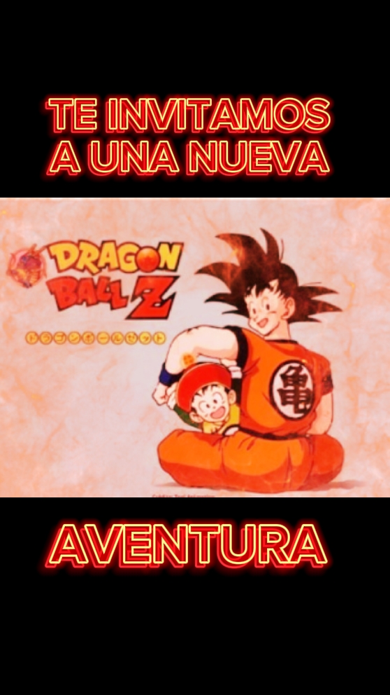 invitación DRAGONBAL