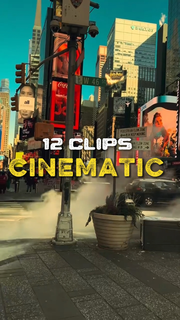 12 clips cinématiques 