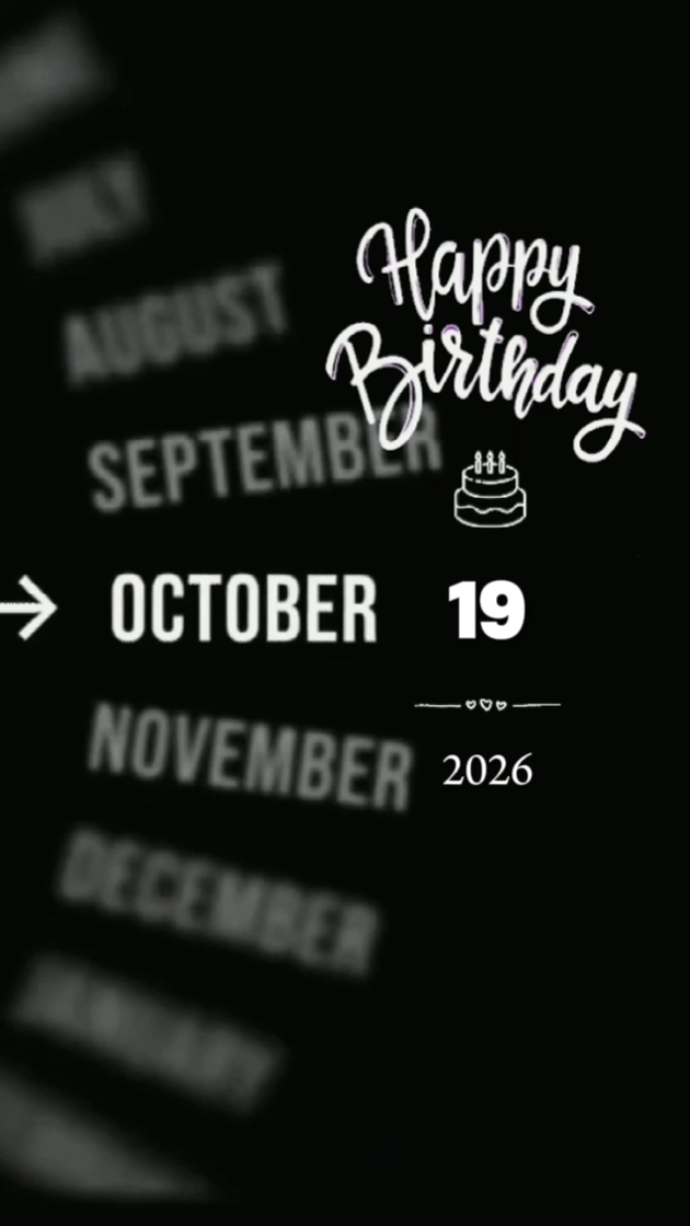 HBD 19 October 