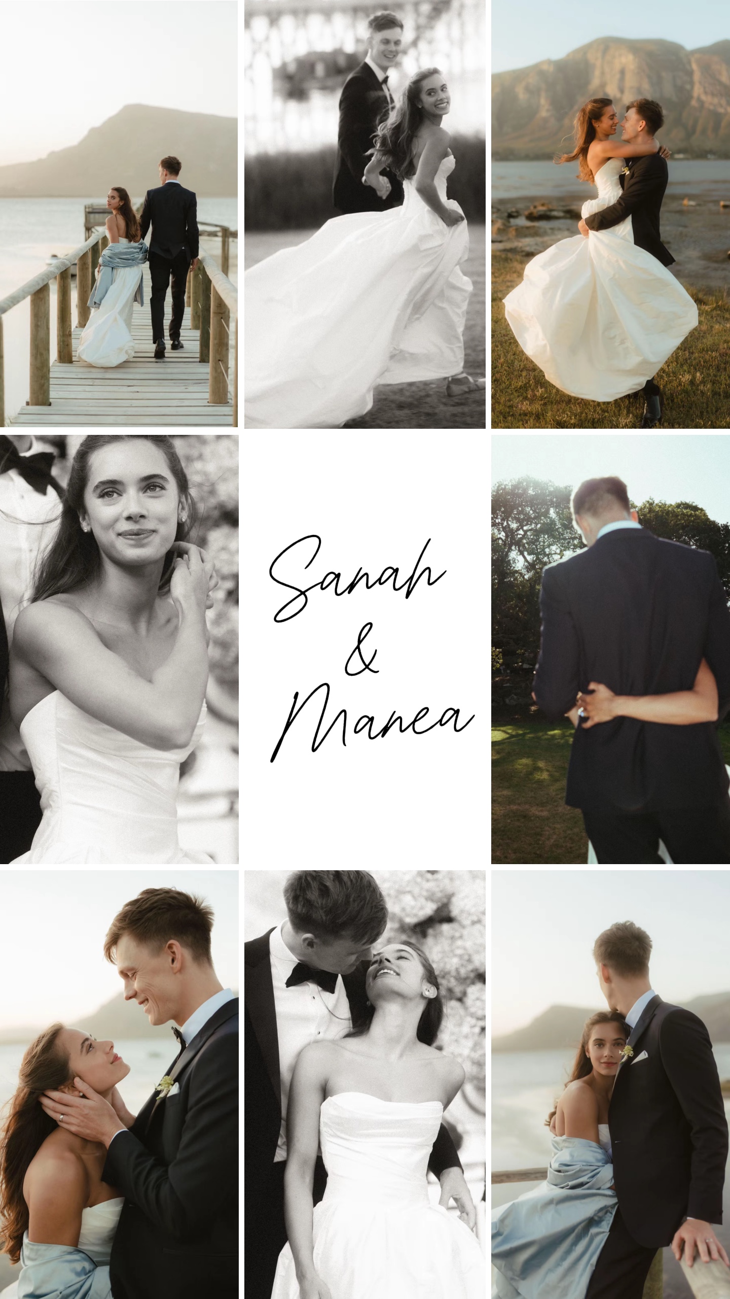 Wedding Collage Grid