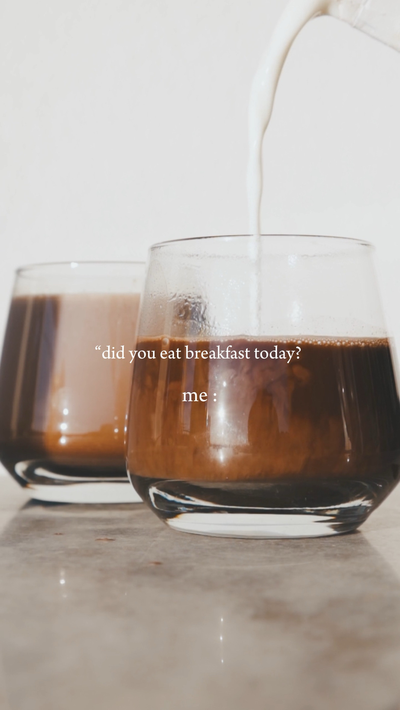 eat breakfast today
