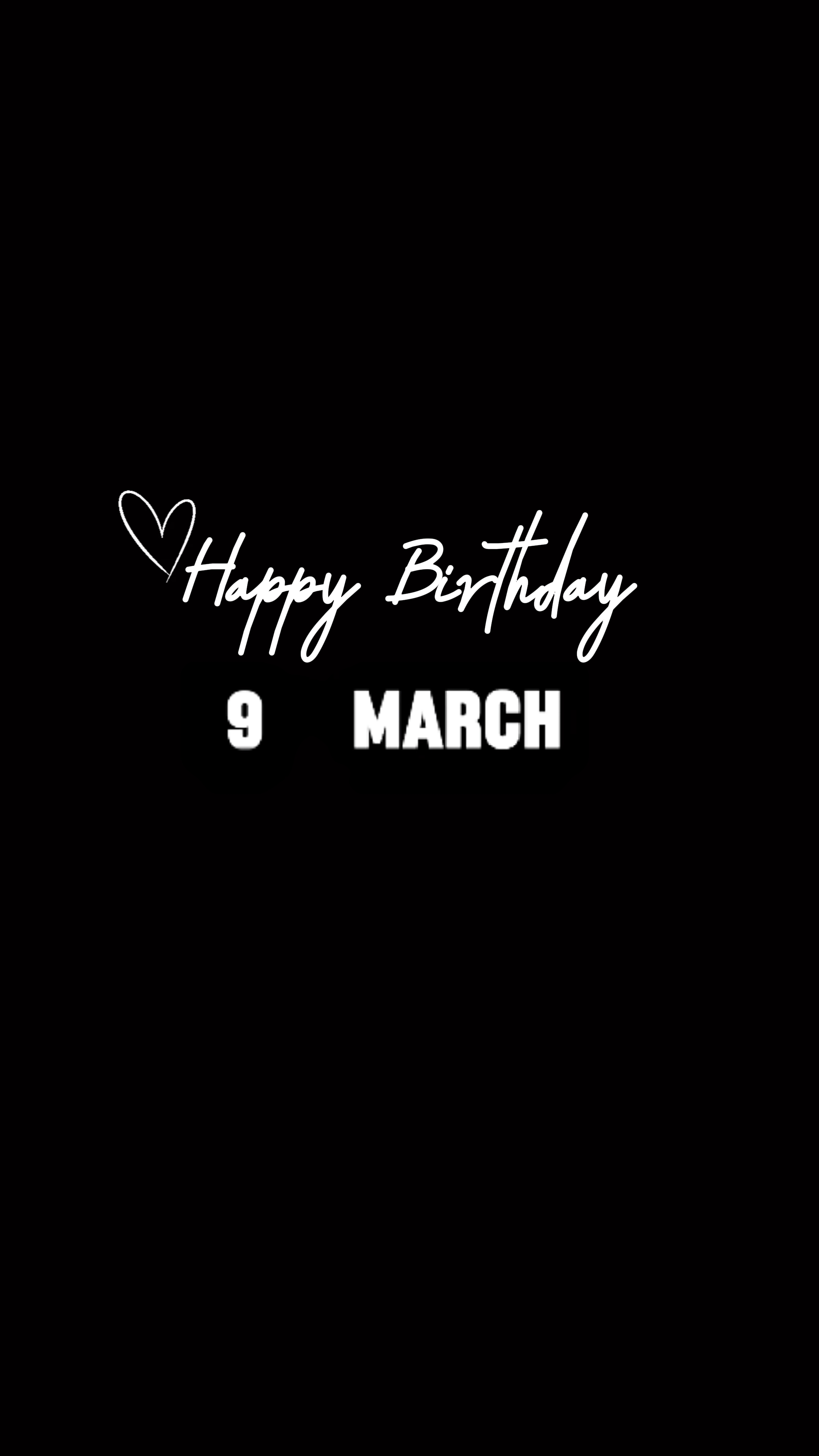 Anniversaire 9 mars