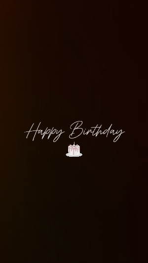 Happy Birthday 
