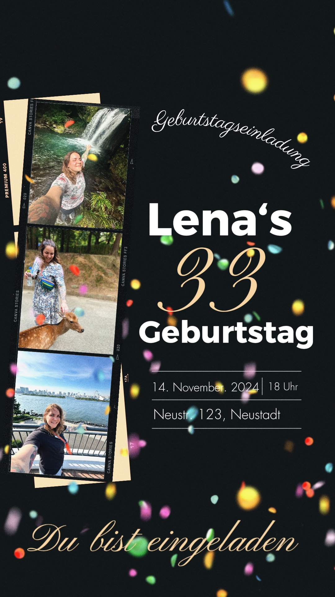 Geburtstagseinladung