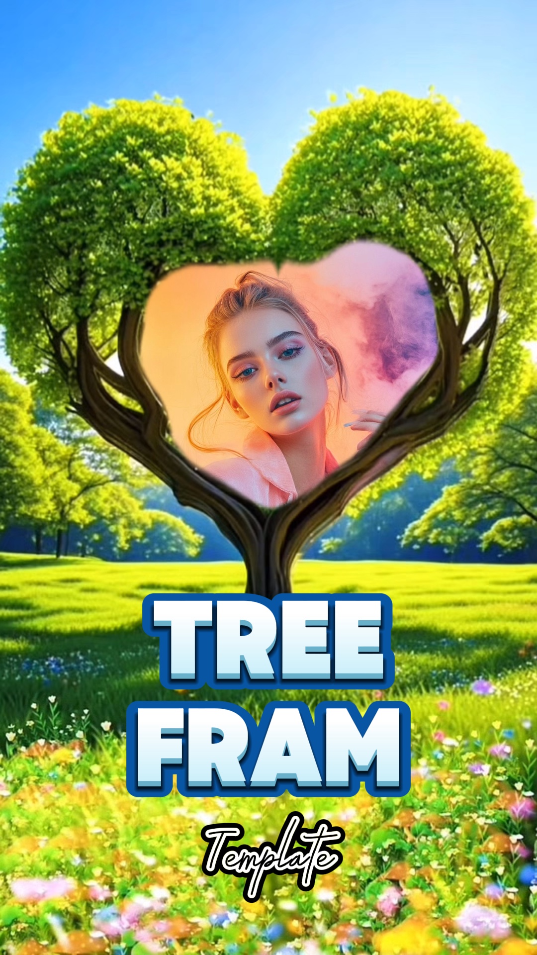 Tree frame template 