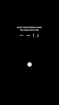 Slide your finger 