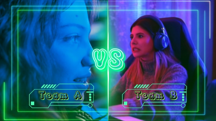 Grünes Neon InVideo 