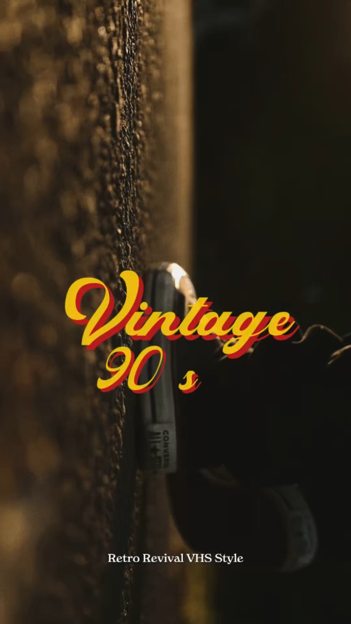 Efectos vintage de los 90