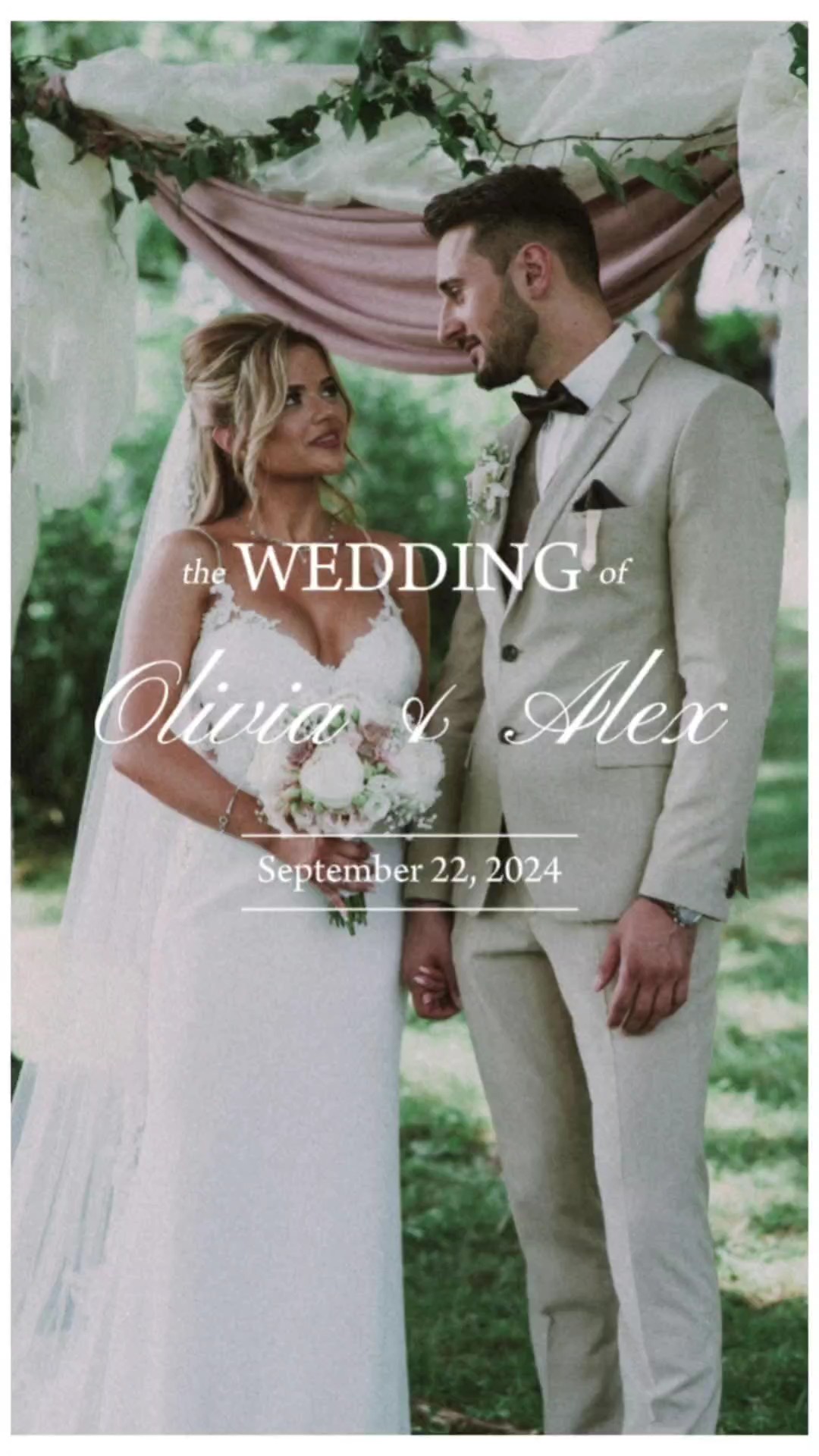 Le jour du mariage