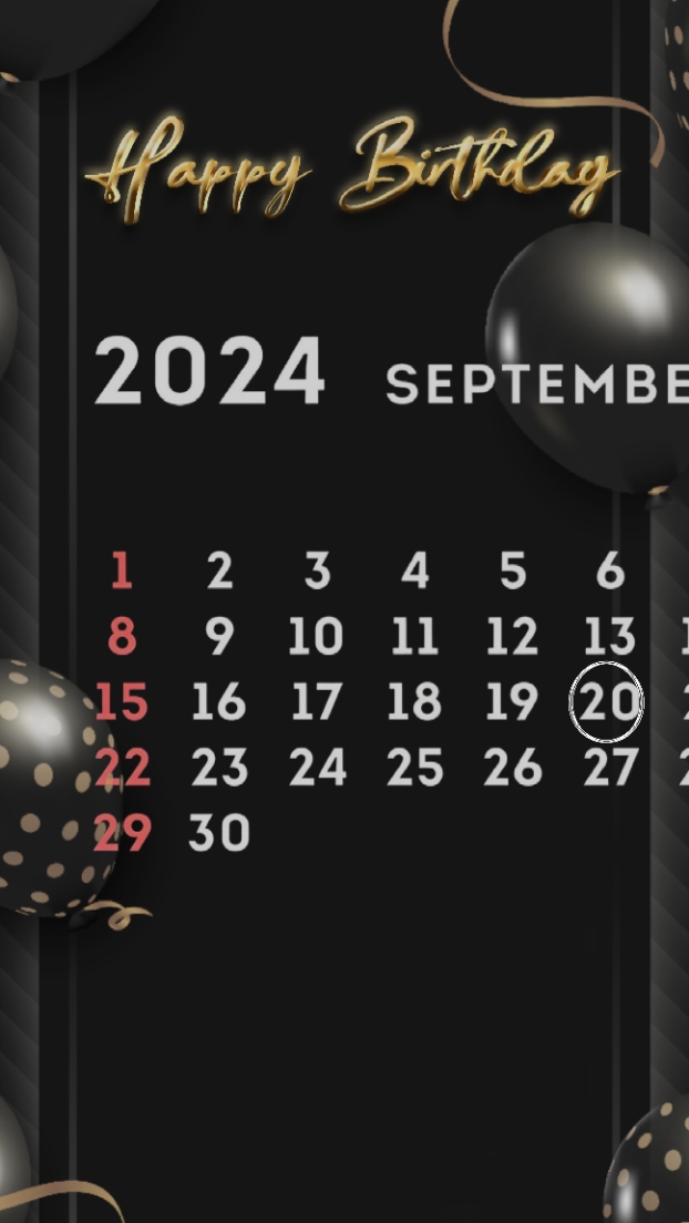 HBD 20 SEPTEMBER 