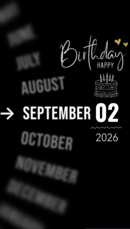 HBD DAUGHTER 2 SEPTE