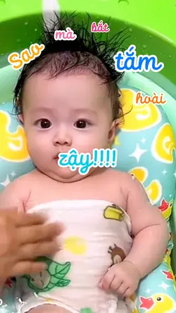 Sao tắm hoài vậy ?