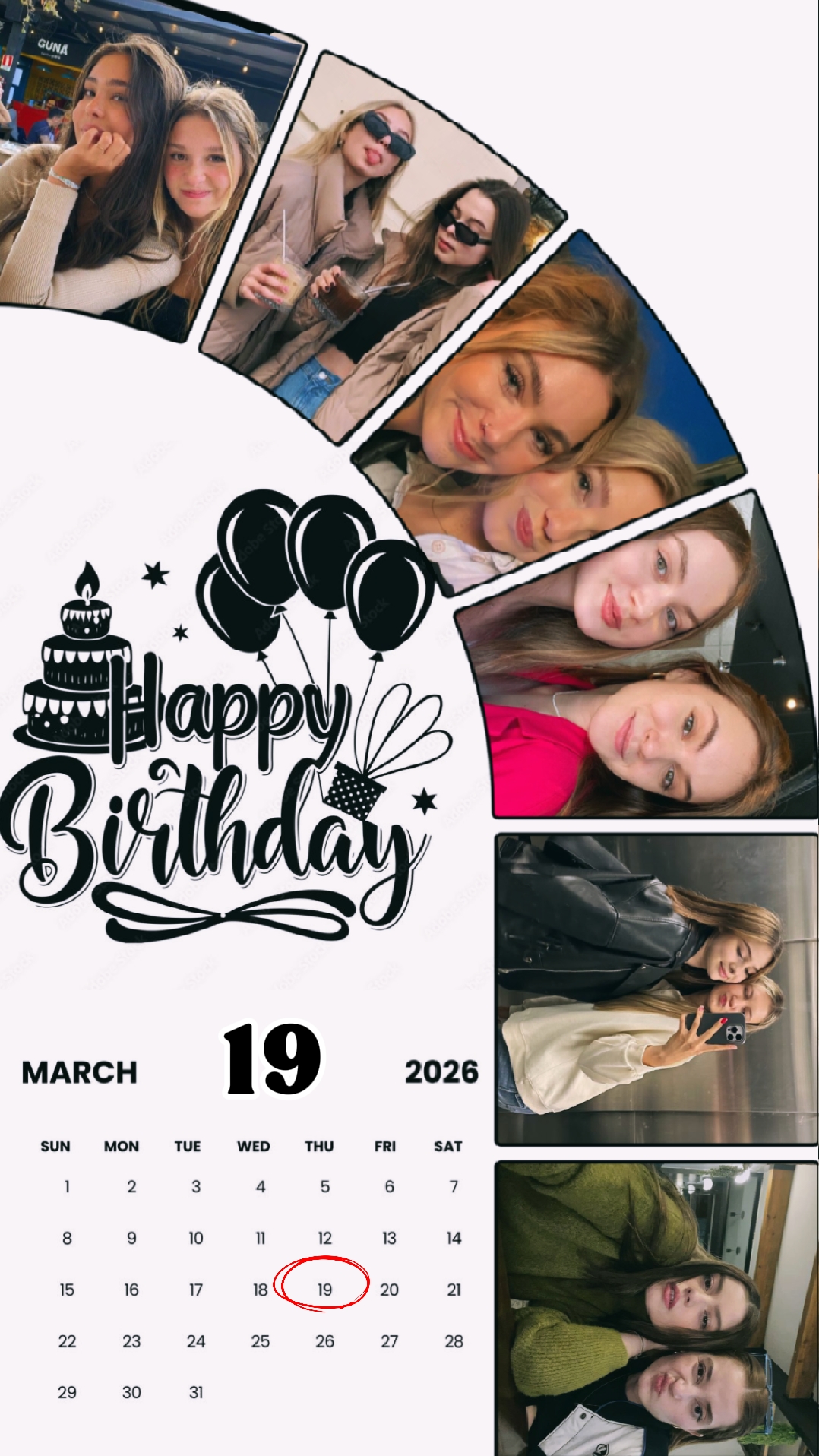 ANNIVERSAIRE LE 19 MARS 