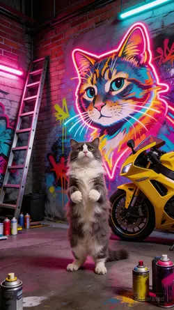 Graffiti Cat
