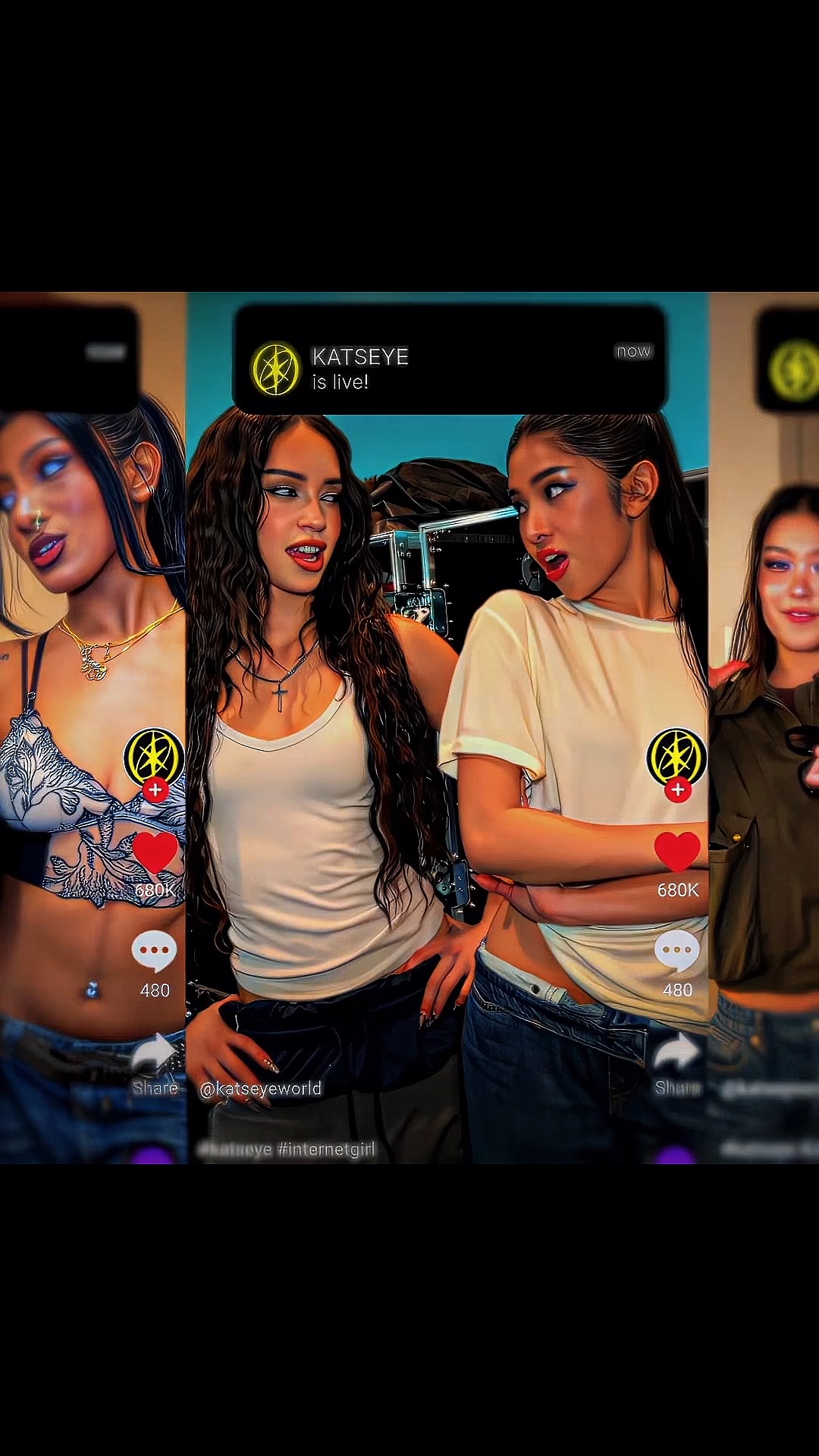 Internet girl trend