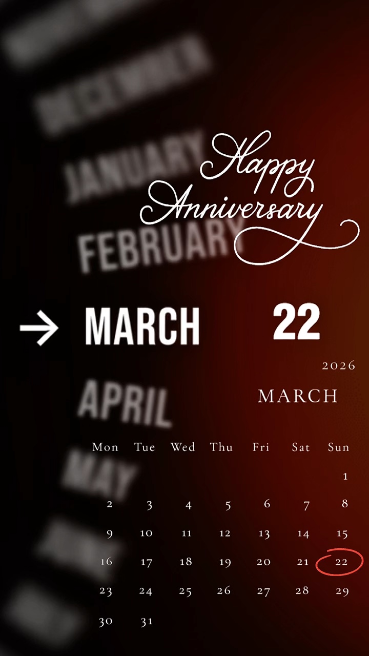 Feliz aniversario