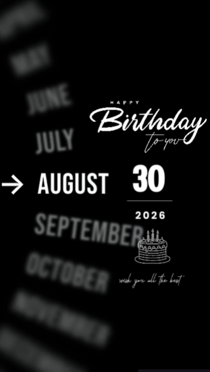Hbd Vater 30 august 