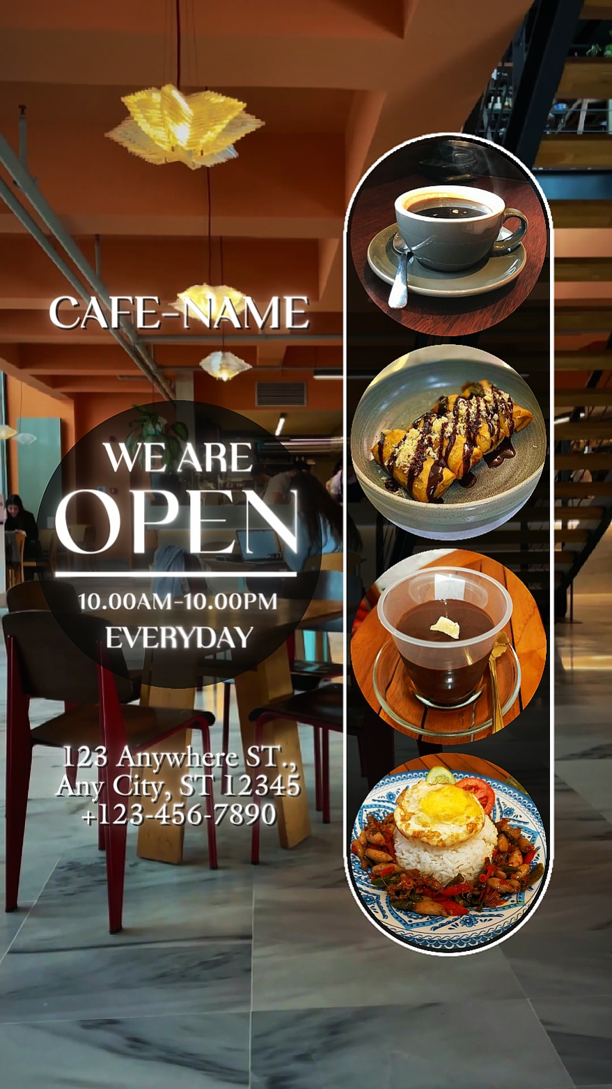 Menu Café-Loja