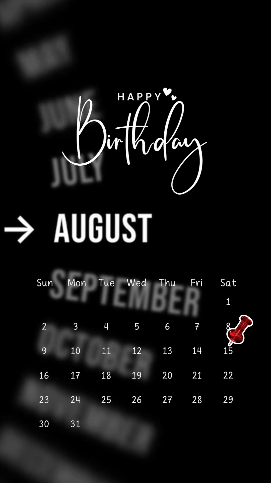 15 August Birthday