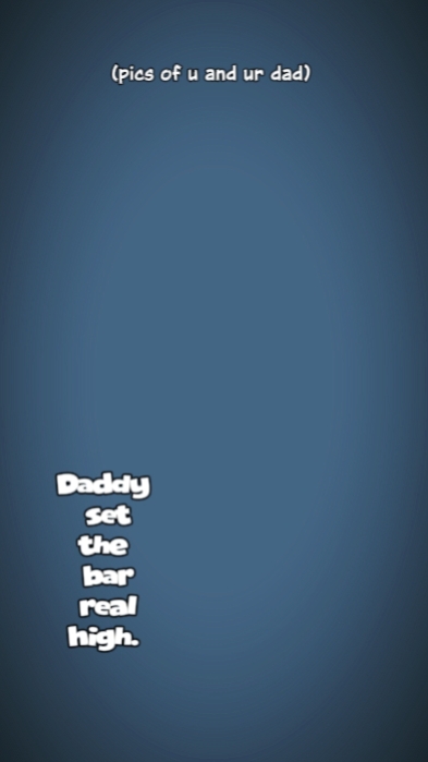 Papa a mis la barre