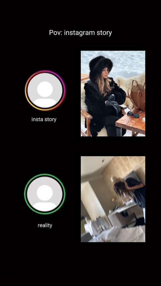 Instastory & gerçeklik