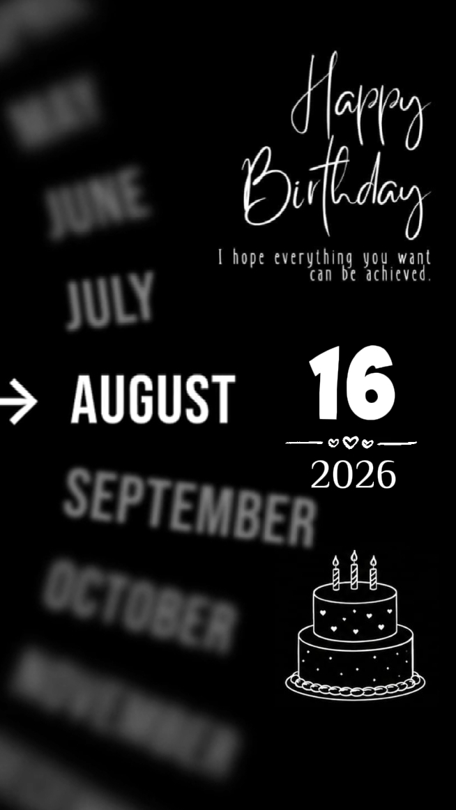 birthday 16 August